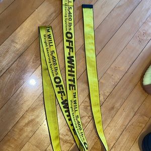 Off white belt only worn once!